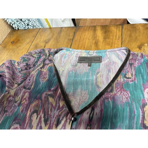 Double D Ranch Women’s Size Medium Boho Whimsical Semi Sheer Dress - Picture 2 of 8
